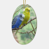 すばらしいBudgie セラミックオーナメント (左)