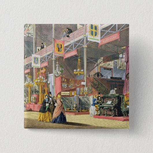 すばらしいEのハードウェアそしてWoodcarvingの機械類、 缶バッジ (正面)