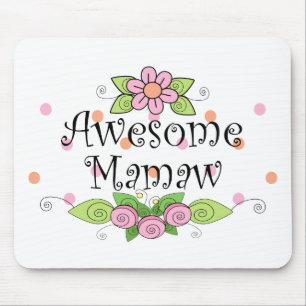 すばらしいMamaw Tシャツ マウスパッド