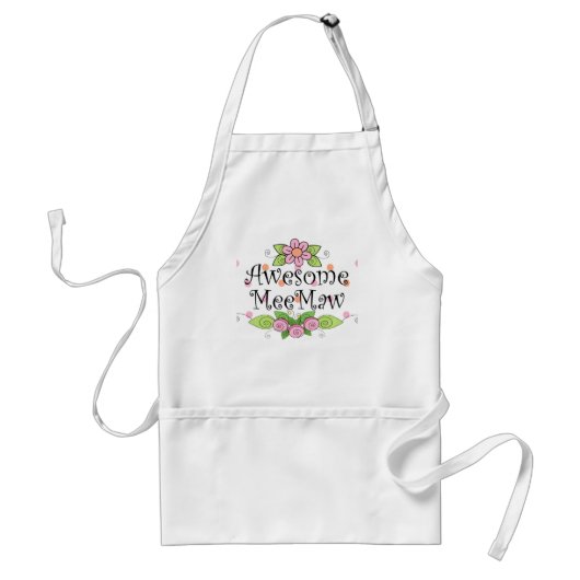 すばらしいMeeMaw Tシャツ スタンダードエプロン (正面)
