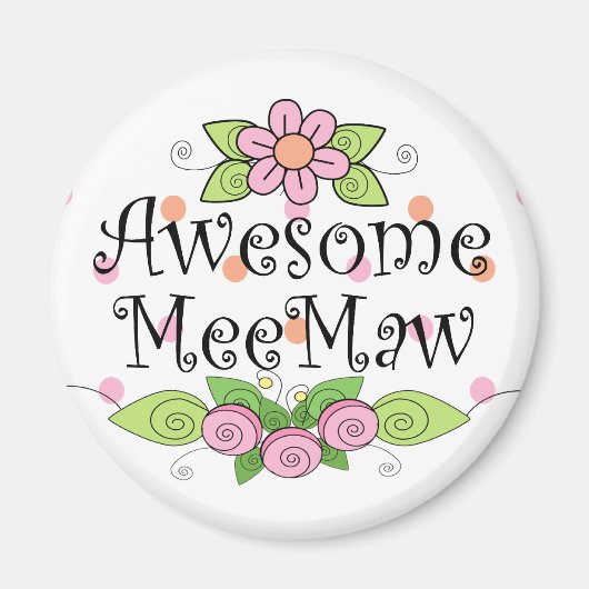 すばらしいMeeMaw Tシャツ マグネット (正面)