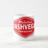すばらしいNASHVEGAS TMのダイヤモンドのロゴ コーヒーマグカップ (中央)