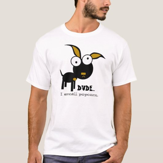 すばらしいNiñaのポップコーンのワイシャツ Tシャツ (正面)