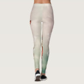 すばらしいsteampunkの女の子、金デザイン レギンス (裏面)