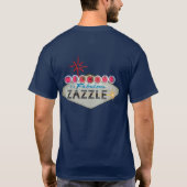 すばらしいZazzleへの歓迎 Tシャツ (裏面)