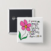 すばらしく作られる 缶バッジ (正面&裏面)