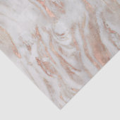 すばらしく新しい柔らかさのばら色の金ゴールドおよび白い大理石 薄葉紙 (詳細)