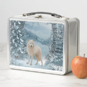 すばらしく白いオオカミ メタルランチボックス (インサイチュ)
