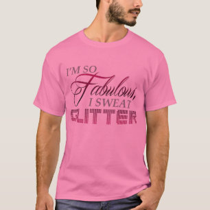 すばらしく陽気なグリッター Tシャツ