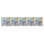 すばらしく風変りな冬の雪だるまのテーブルのランナー ショートテーブルランナー (横)