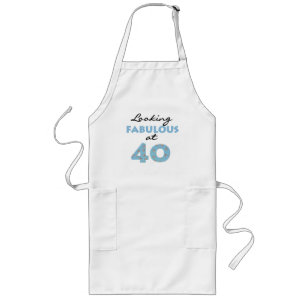 すばらしく40を見ること ロングエプロン