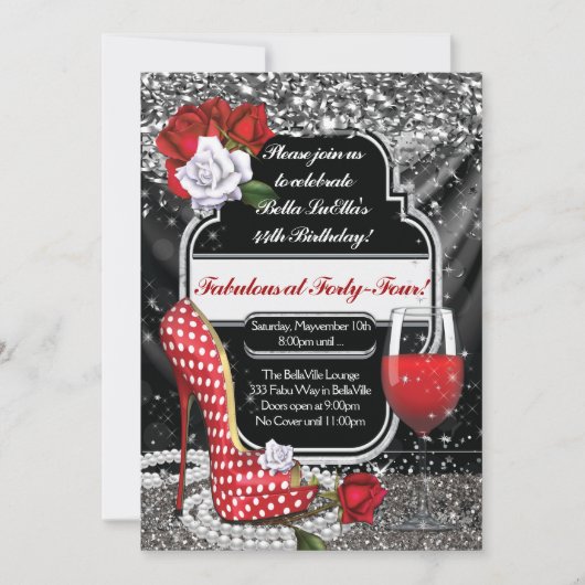 すばらしく、気のあるそぶりをしたなパーティの招待状 招待状 (正面)