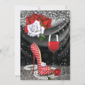 すばらしく、気のあるそぶりをしたなパーティの招待状 招待状 (裏面)