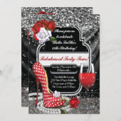 すばらしく、気のあるそぶりをしたなパーティの招待状 招待状 (正面/裏面)