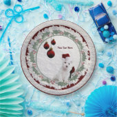 すばらしくWestieの愛らしい子犬の紙皿 ペーパープレート (パーティー)