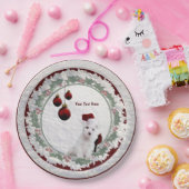 すばらしくWestieの愛らしい子犬の紙皿 ペーパープレート (パーティー)