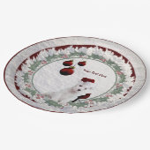 すばらしくWestieの愛らしい子犬の紙皿 ペーパープレート (アングル)