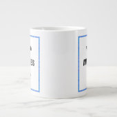 すばらしさの教訓 ジャンボコーヒーマグカップ (正面)