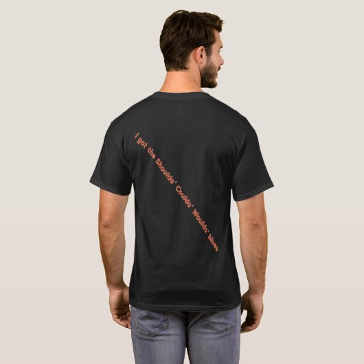 すべきか悩むブルース Tシャツ (裏面フル)