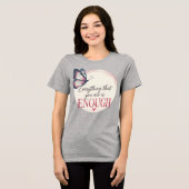 すべてあなたが十分なバタフライグラフィックティーである トライブレンドＴシャツ (正面全面)