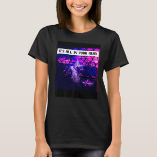 すべてあなたの頭のグリッチコアWeirdcore Vaporwav Tシャツ