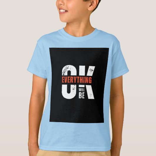 すべてうまくいくよ キッズTシャツ Tシャツ (正面)