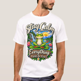 すべてうまくいく 気を静めよう Tシャツ