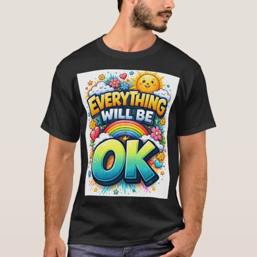 すべてうまくいく Tシャツ (正面)