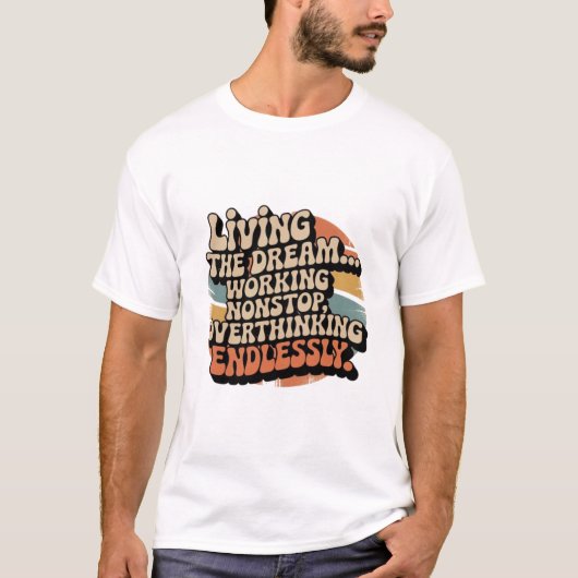 すべてうまくいっている 不安 Tシャツ (正面)