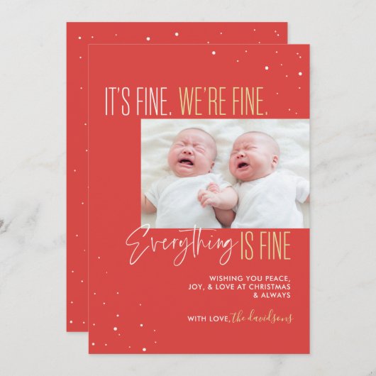 すべてうまくいってます、問題ありません、すべて問題ありません シーズンカード (正面/裏面)