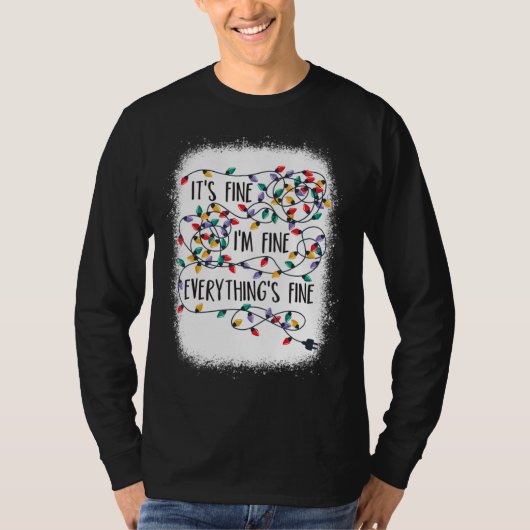 すべてうまくいってるクリスマス Tシャツ (正面)