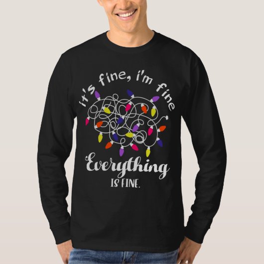 すべてうまくいってる クリスマス リー Tシャツ (正面)