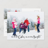 すべておもしろいがCalm Holiday写真はがき シーズンポストカード (正面/裏面)