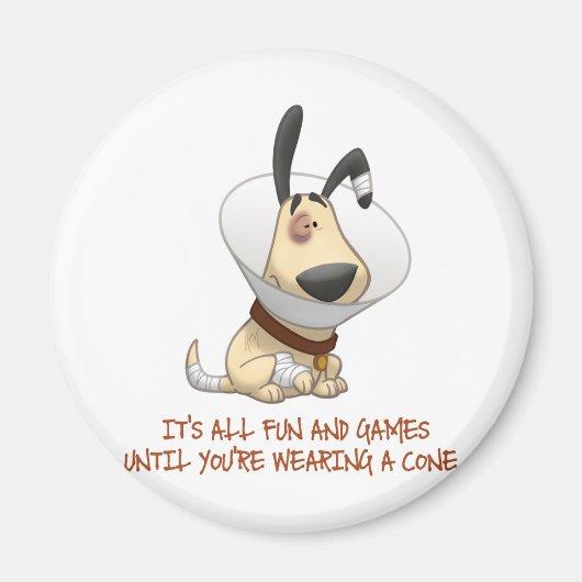 すべておもしろいとゲームあなたはコーンを着るまで マグネット (正面)