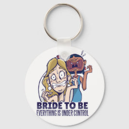 すべておもしろいの花嫁はコントロールされたギフトの下にある キーホルダー