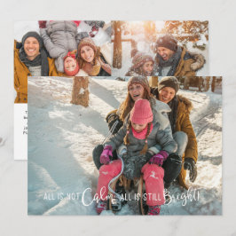 すべておもしろいは穏やかな休日のフォトカードホワイトではない シーズンカード