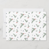 すべておもしろいは、穏やかな写真のクリスマススクリプトではない シーズンカード (裏面)