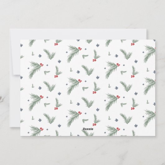 すべておもしろいは、穏やかな写真のクリスマススクリプトではない シーズンカード (裏面)