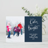 すべておもしろいはCalm 3フォトホリデーカードではない シーズンカード (スタンド正面)