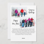 すべておもしろいはCalm Holiday 3フォトカードではない シーズンカード (裏面)