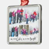 すべておもしろいはCalm Holiday 5写真ではない メタルオーナメント (左)