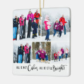 すべておもしろいはCalm Holiday 6写真ではない セラミックオーナメント (左)