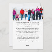 すべておもしろいはCalm Holiday Photo Cardではない シーズンカード (裏面)