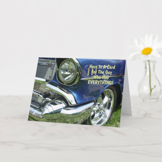 すべておもしろいを持っている男、青'57シボイ、対2 カード (小さな植物)