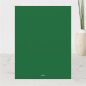 すべてからのアイルランドの誕生日の女の子または人大きいカード カード (裏面)