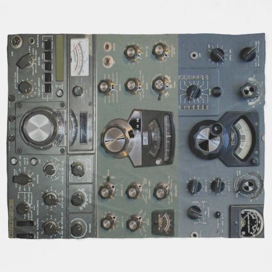 すべてがあるSWまたはハムオペレータのため フリースブランケット (正面(横))