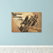 すべてがオートバイのレーシングキャンバスを殺す キャンバスプリント (インサイチュ (ウッドフロア))