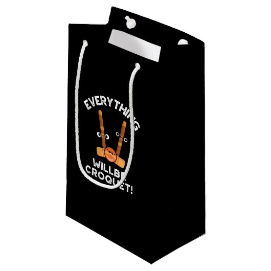 すべてがクロケーのスポーツプンダークBG スモールペーパーバッグ (正面アングル)