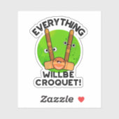 すべてがクロケー前向きスポーツパン シール (シート)