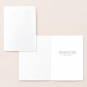 すべてがジャズアップ|ジャズをテーマにした誕生日パーティーB/W 箔カード (ディスプレー)